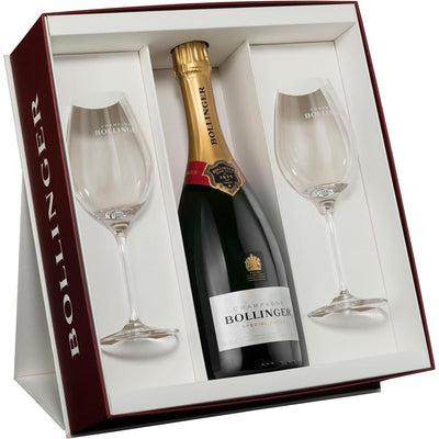 Bollinger Special Cuvee Gift Set with 2 Glasses NV