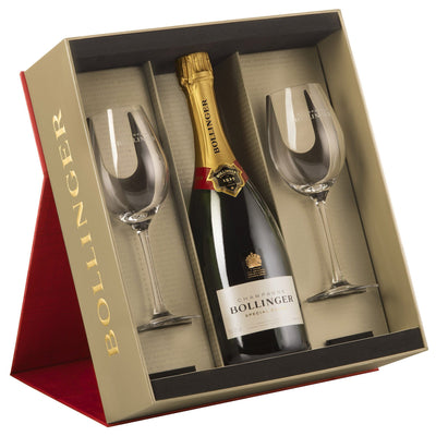 Bollinger Special Cuvee Gift Set with 2 Glasses NV 75cl