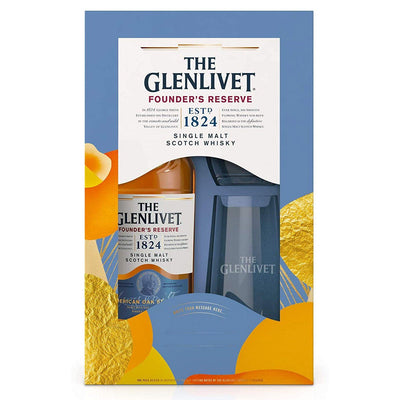 The Glenlivet Founder's Reserve Scotch Whisky with 2 Glasses 70cl